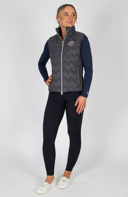 BARE Winter Series - Sienna Vest - Charcoal